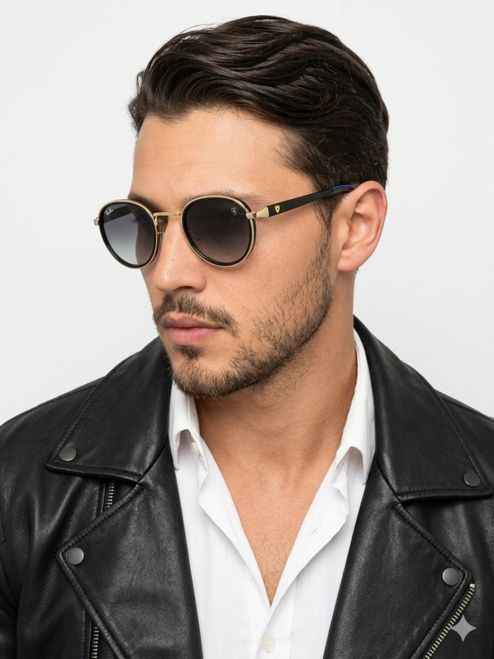Rayban Ferrari Gold -Kırmızı Saplı İthal Unisex Gözlük G4254-VLL Ürün ikincil görseli