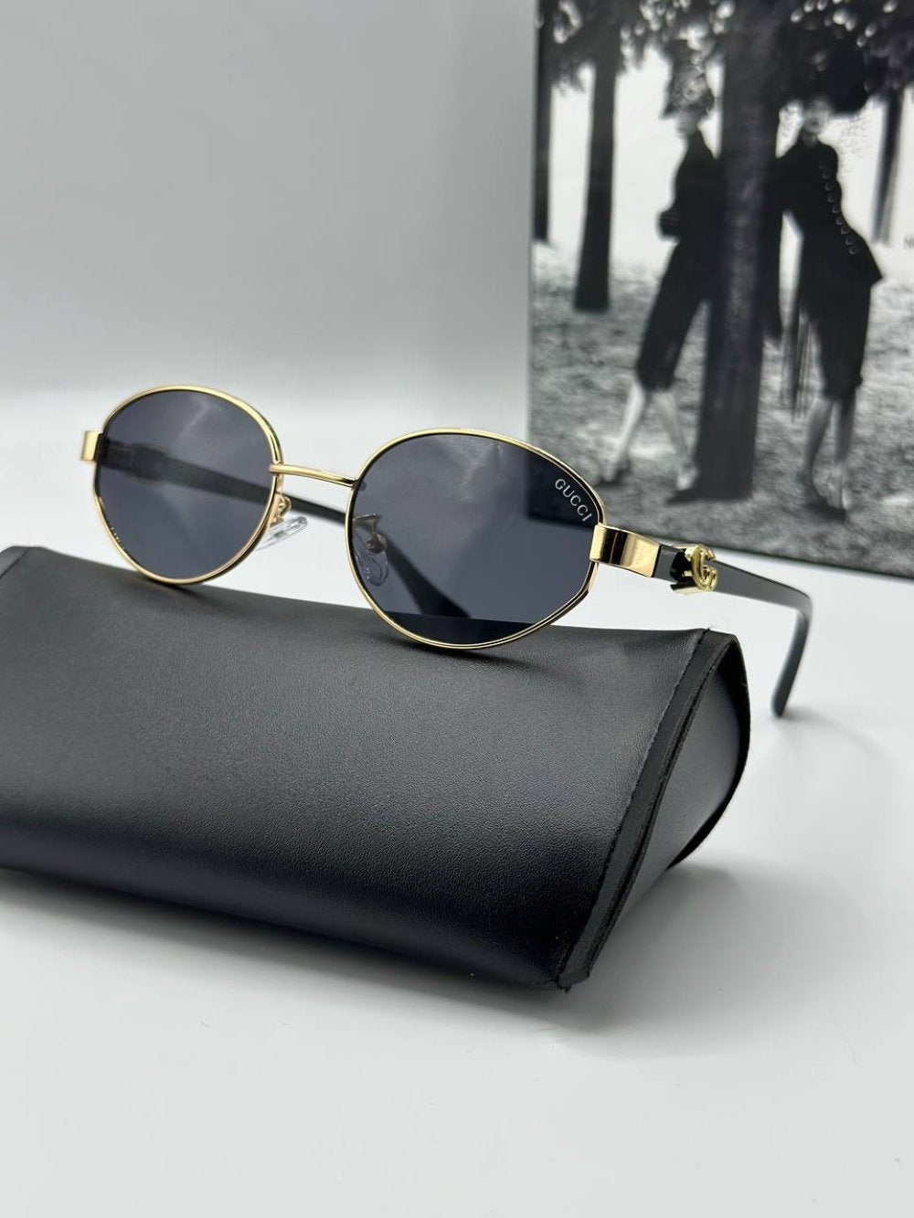 Gucci Small Round Gold İthal Kadın Gözlük G4466-VLL Ürün ikincil görseli